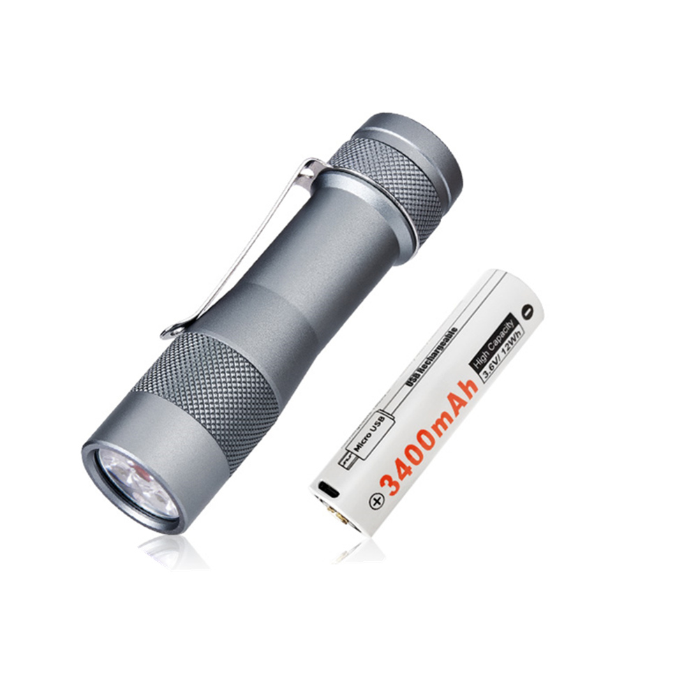 Lumintop Fw3e 2800 Lumens Edc Flashlight With Customized 18650 Usb Battery